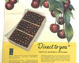 1940s Myron Foster Hesperian Orchards Wenatchee Washington Brochure Blac... - £12.77 GBP