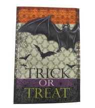 Maker&#39;s Halloween Trick Or Treat Bat Halloween Garden Flag,12&quot; x 18&quot; - £7.79 GBP