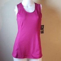 Old Navy Active Go-Dry Cool Semi-fitted Yoga Workout Top S/P, Cranberry Red NWT - £10.80 GBP