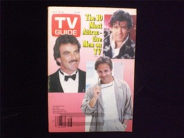 TV Guide Magazine April 19-26, 1986 The 10 Most Attractive Men on TV - £7.07 GBP