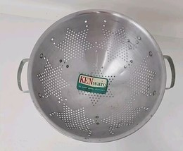 Vintage Kenware Wear-Ever 7 Star Colander Strainer 9” Aluminum NOS U234 - £18.77 GBP