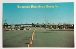 Richmond Petersburg Turnpike Toll Booths Virginia VA Dexter Press Postcard 1960 - £9.36 GBP