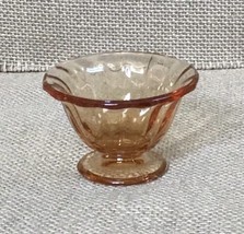 Vintage Single Fostoria 2374 Amber Glass Nut Cup Replacement MCM Cottagecore - £5.44 GBP
