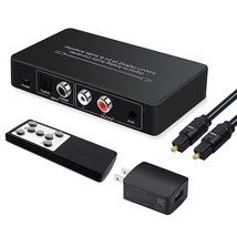 Optical To Rca Converter, Digital To Analog Audio Converter With Volume ... - £33.30 GBP