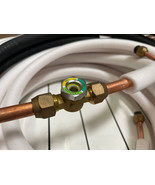 HVAC COPPER LINE SET PIPE FLARING JOINT CONNECTOR W/ SIGHT GLASS 1/4 1/2... - $9.99+