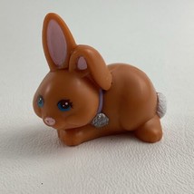 Littlest Pet Shop Baby Bunny Rabbit Brown Vintage 1993 Kenner Magnetic LPS - £14.83 GBP