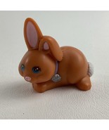 Littlest Pet Shop Baby Bunny Rabbit Brown Vintage 1993 Kenner Magnetic LPS - $19.75