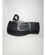 Perixx PERIBOARD-512 Wired Split Ergonomic Keyboard Multimedia Keys Palm... - £14.04 GBP