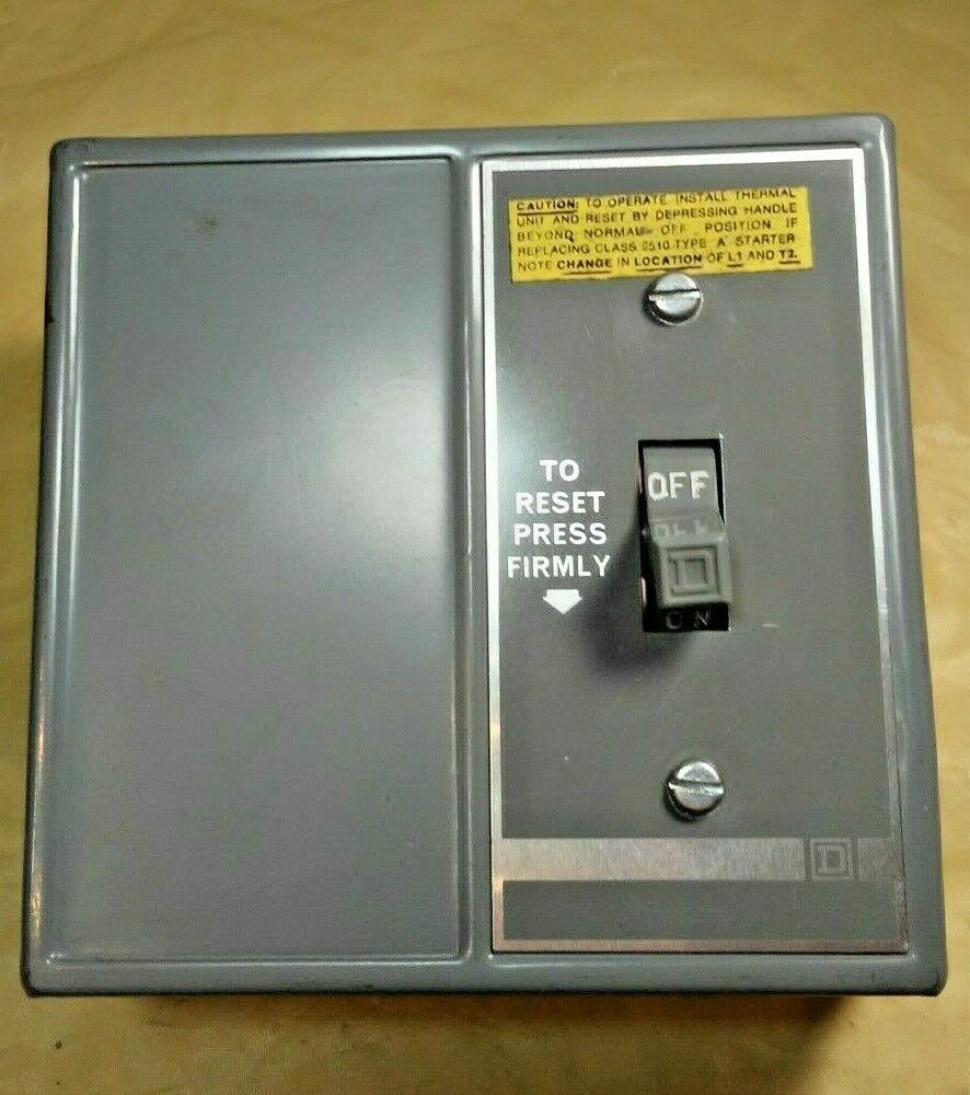 55405 SQUARE-D 2510 FG-O2 FHP MANUAL STARTER OVERSIZE NEMA TYPE 1 FG-O2 USA - $15.46