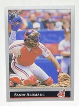 Sandy Alomar 1992 Leaf #9 Cleveland Indians MLB Baseball Card - £0.77 GBP