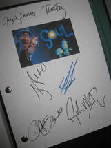 Soul Signed Movie Film Script Screenplay X6 Autograph Jamie Foxx Tina Fey Graham - £16.05 GBP