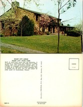 Illinois Carbondale Giant City State Park Stone Lodge Cottages Vintage Postcard - £7.51 GBP