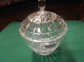 Great FIFTH AVE. Crystal Glass CANDY JAR - $15.43
