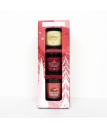 Yankee Candle Christmas Holiday Set of 3 Mini 1.3 oz Black Cherry Vanilla New - €8,54 EUR