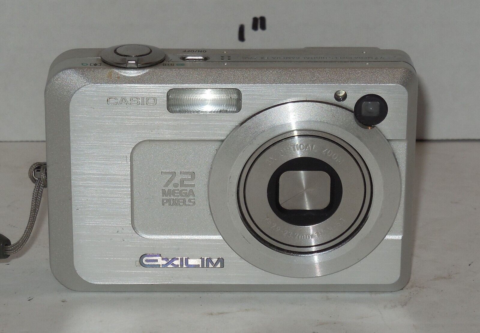 Primary image for Casio EXILIM ZOOM EX-Z750 7.2MP Digital Camera - Silver Tested Works