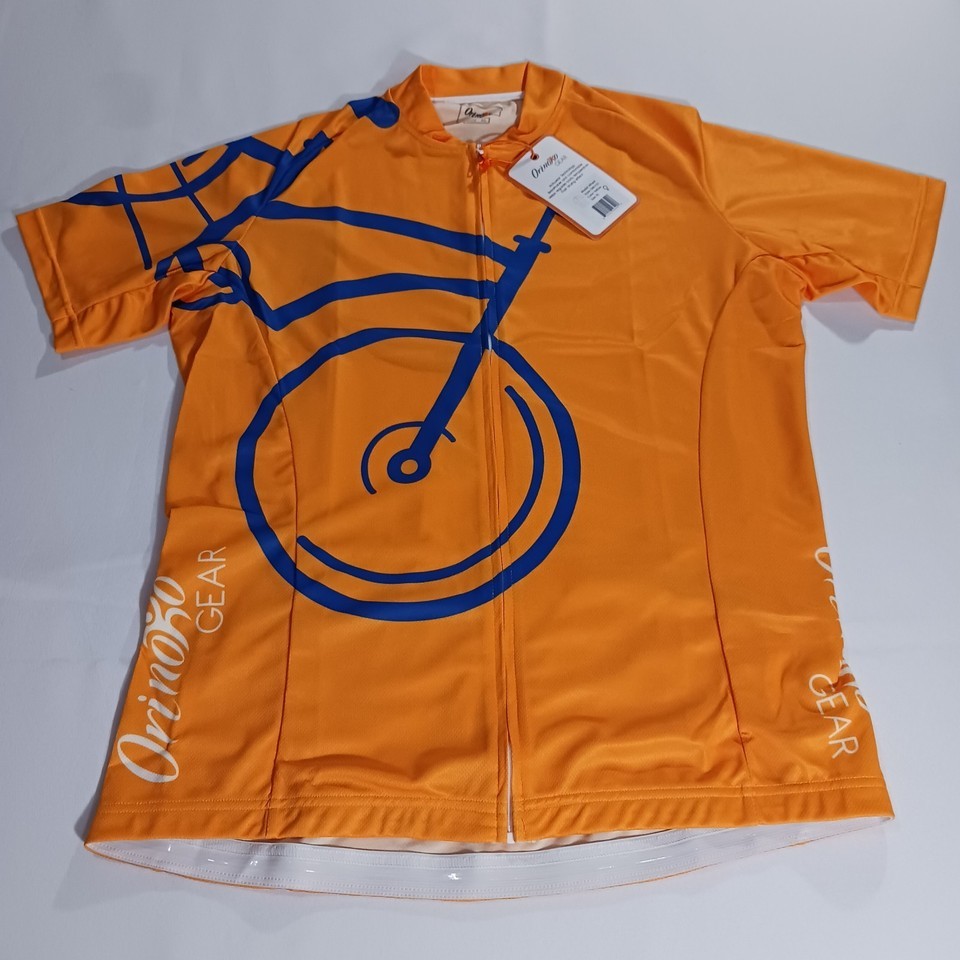 Vintage Orinoko Gear OWJ101 Cycling Jersey Size X-Large Yellow Full Zip NWT Item image 11