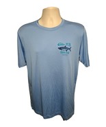 Caddys Pub Fishing Team Indian Stores Adult Medium Blue Jersey - $371.19 MXN