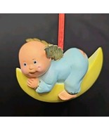 Cabbage Patch Kids Christmas Ornament Angel Baby on The Moon Vintage 198... - $23.27