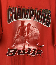 Vintage Chicago Bulls T Shirt 1998 NBA Finals Jordan Pippen NBA Mens XL 90s - £30.85 GBP