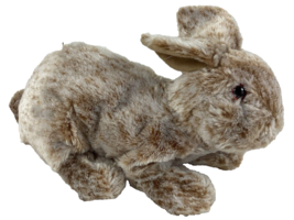 Kids of America Bunny Rabbit Plush Stuffed Animal Realistic Brown White 10" Soft - $16.99