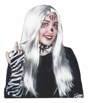 Adult Wig Long White Blonde Halloween Costume Hair - £29.89 GBP