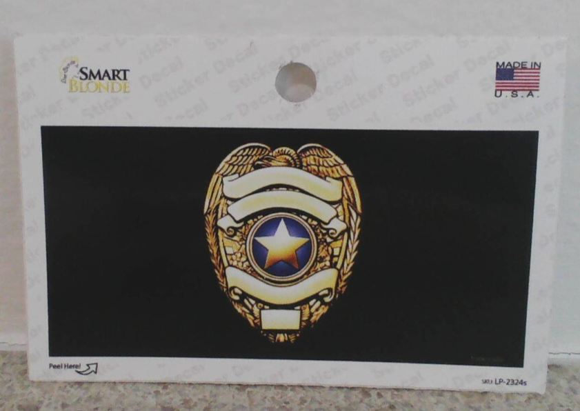 Sheriff Badge - 3&quot;  Decal Sticker - $7.50