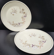 2 Royal Doulton Bredon Hill Dinner Plates Set Vintage Floral Lambethware England - £37.09 GBP