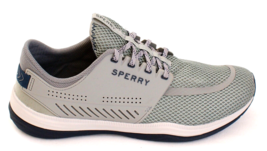 Sperry Gray Performance H2O Skiff Lace up Casual Shoes Men&#39;s 10 M - $79.19