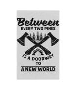 Personalized Rally Towel: Two Axes and Pine Tree Design, Soft, Absorbent... - $17.51