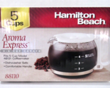 Hamilton Beach Aroma Express 5 Cup Carafe - Fits Model 48131 - New/Sealed - £11.47 GBP