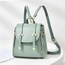 Soft Leather Backpack Female 2023  Fashion Female Package Big Capacity Handbags  - £141.62 GBP