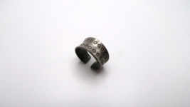 Vintage Jorgen Jensen Handmade Pewter Open Ring Denmark MCM Size 6.25 Signed - £19.78 GBP