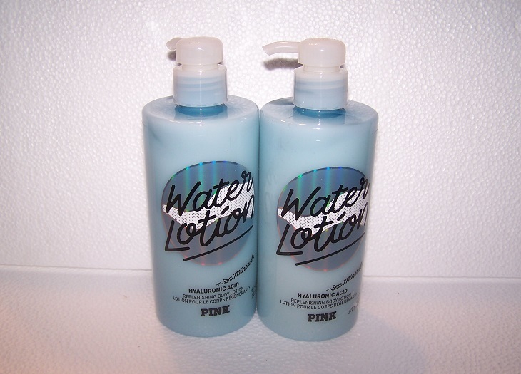 Victoria's Secret PINK Water Sea Mineral Body Lotion  14 oz - Lot of 2 - £23.17 GBP