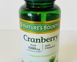 Nature&#39;s Bounty Cranberry With Vitamin C. 4200mg 120 Rapid Release Soft ... - £10.79 GBP