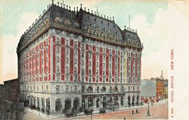 New York City Ny~Hotel ASTOR~1900 Postcard - £5.44 GBP
