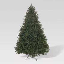 7ft Norway Spruce Hinged Full Artificial Christmas Tree Christopher Knight Home - £151.84 GBP
