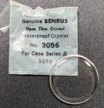 NOS Genuine Benrus Acrylic Waterproof Wrist Watch Crystal Part# 3056 - £13.95 GBP
