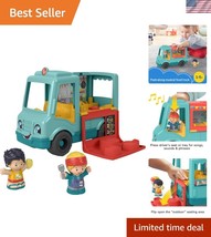 Interactive Toddler Toy Food Truck with Songs, Sounds &amp; Chef Figurines A... - $22.49