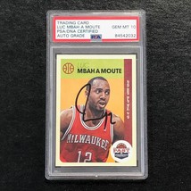 2012-13 Panini Past and Present #15 Luc Mbah a Moute Signed Card AUTO 10 PSA Sla - £47.95 GBP