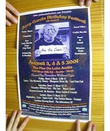 Jerry Garcia Poster The Grateful Dead Birthday Festival 2001 Are You Coming - $94.54 CAD