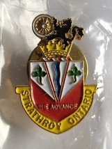 STRATHROY ONTARIO WE ADVANCE LAPEL PIN WEAR CANADA CANADIAN NIP UNOPENED... - £15.17 GBP