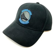 MVP Golden State Warriors Logo Basketball Black Curved Bill Adjustable Hat - £16.37 GBP