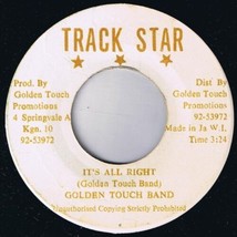 Golden Touch Band It&#39;s All Right 45 rpm Version Jamaican Pressing - £7.77 GBP