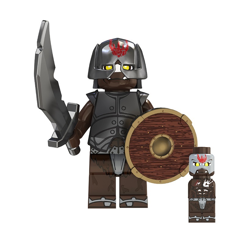 4pcs The Lord of the Rings Orcs Uruk-hai Soldiers Minifigures Set ...