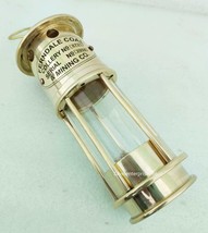 Polished Brass Vintage Nautical Minor Ship Lantern Maritime Miners Oil Lamp - £38.04 GBP