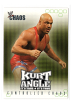 2004 Fleer WWE Chaos Controlled Chaos Kurt Angle #4 Insert Card WWF TNA NM-MT - $4.95