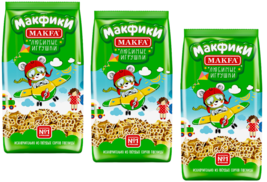 3 PACK x 250G Kids Pasta &amp; Noodles Durum Wheat Makfa МАКФА Made in Russi... - $8.90