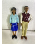 Lakeshore Block Play People African American Black Couple Set Toy Figure... - £11.82 GBP