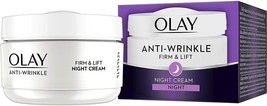 Olay Anti-Wrinkle Firm and Lift Night Cream 50ml Anti-wrinkle,Nourishing,Firming - £39.22 GBP