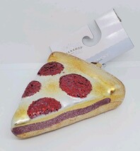 Wondershop Pizza Glass Christmas Tree Ornament 4" image 4